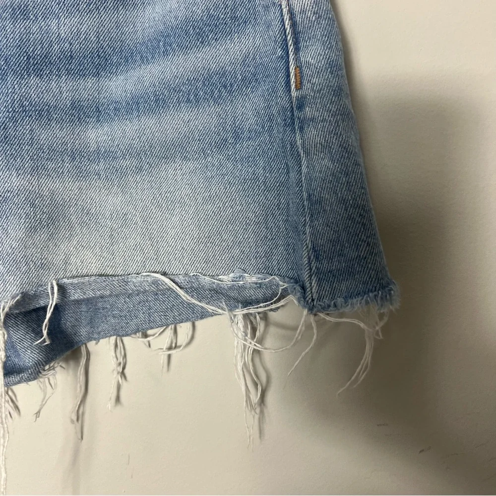 Madewell Relaxed Denim Cut Off Jean Shorts Raw Hem 100% Cotton Size 25 838